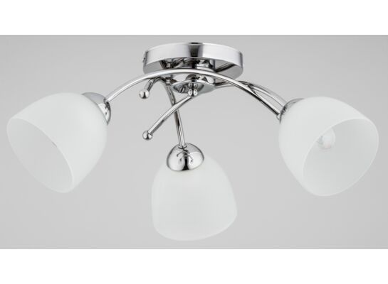 Lampa sufitowa Tavolo E27 3 x 60 W biały, chrom