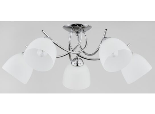Lampa sufitowa Marisa E27 5 x 60 W srebrny
