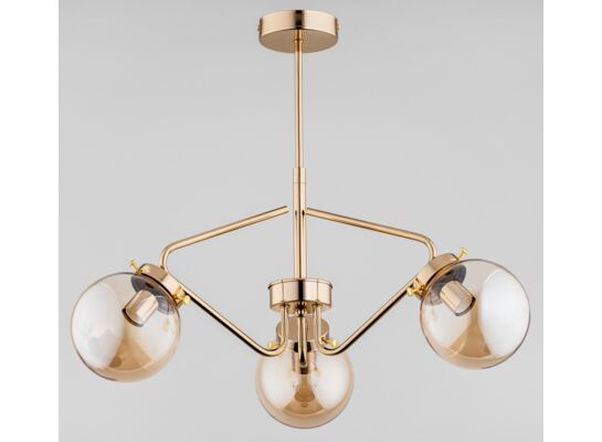 Lampa sufitowa Barsum E14 3 x 40 W złoty