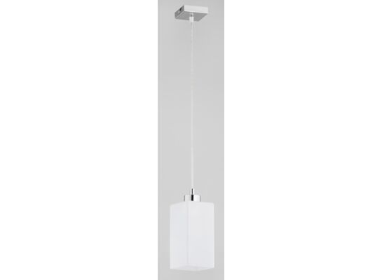 Lampa wisząca Ice E27 1 x 60 W biały, chrom