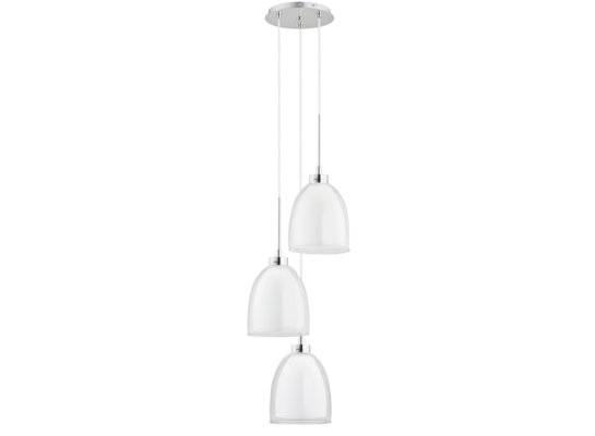 Lampa wisząca Ronda E27 3 x 60 W biały