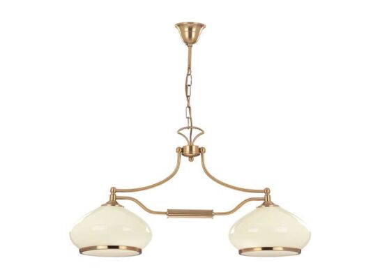 Lampa wisząca Astoria E27 2 x 60 W złoty