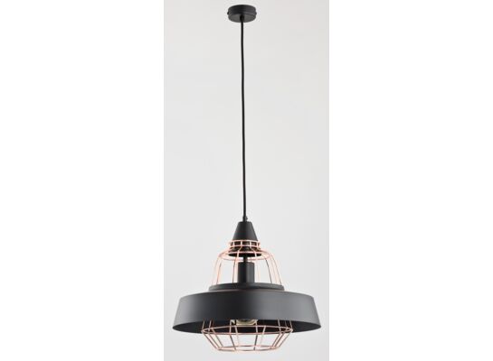 Lampa wisząca Tamaris E27 1 x 60 W czarny