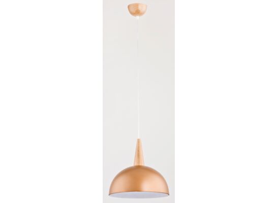 Lampa wisząca  E27 1 x 60 W miedziany