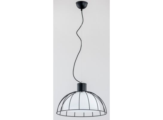 Lampa wisząca Bonny E27 1 x 60 W biały, czarny