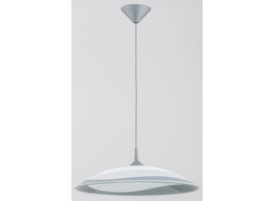 Lampa wisząca Tawolo E27 1 x 60 W srebrny