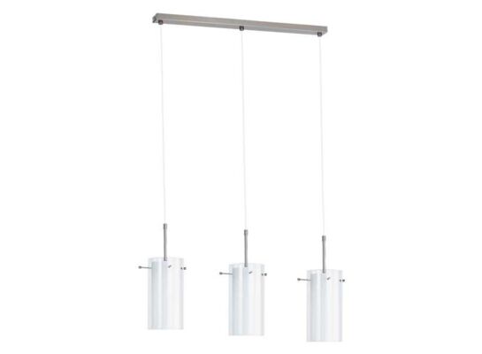 Lampa wisząca Bolt E27 3 x 60 W chrom, transparentny