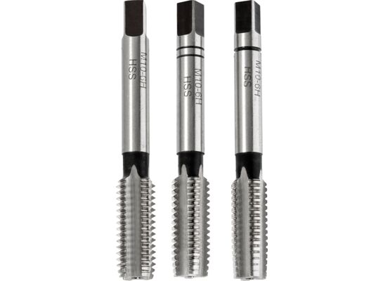 Gwintownik HSS, M 10 komplet 3 sztuki Jufisto