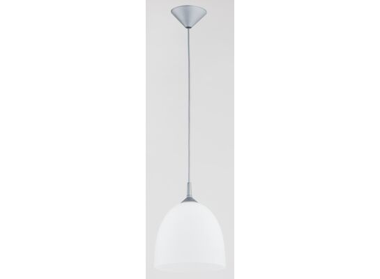 Lampa wisząca Dawid E27 1 x 60 W biały, srebrny