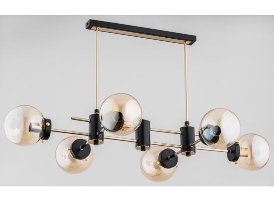 Lampa sufitowa Sola E14 6 x 40 W czarny, złoty