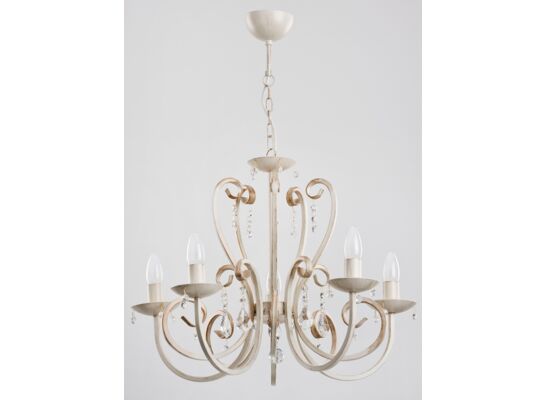 Lampa wisząca White E14 5 x 40 W biały