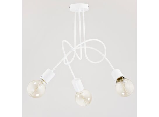 Lampa wisząca Tango E27 3 x 60 W biały