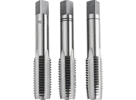Gwintowniki M16 zestaw 3 sztuki Drel