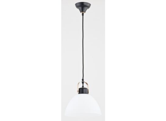 Lampa wisząca Sarbin E27 1 x 60 W biały, czarny