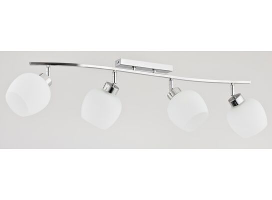 Lampa sufitowa Hannach E27 4 x 60 W biały, chrom