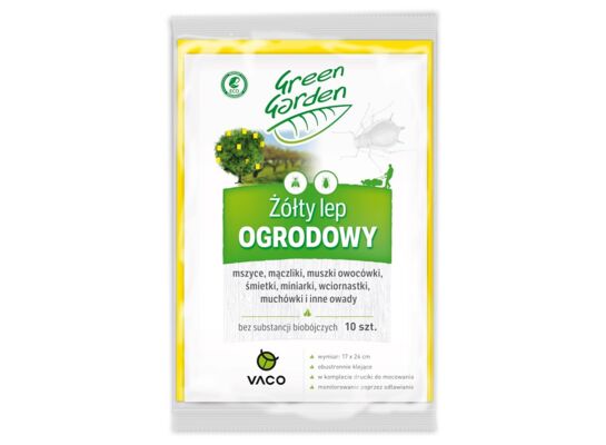Lep ogrodowy żółty Vaco Green Garden 24 x 17 cm 10 sztuk