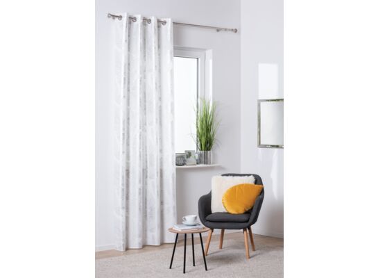 Zasłona z kółkami Vanua 140 x 260 cm biały