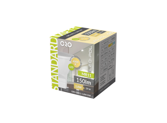 Żarówka LED ORO-MR11-1,8W-DW