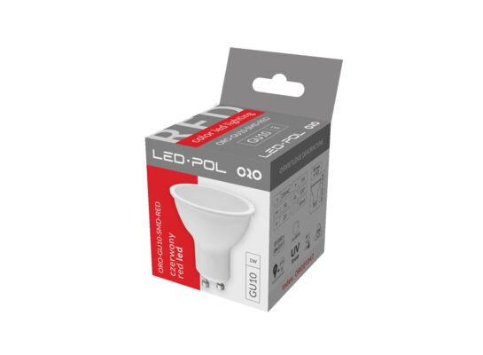 Żarówka LED ORO-GU10-SMD-RED