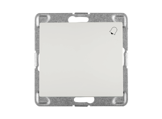 Łącznik zwierny "dzwonek" ŁP-6D/m bez ramki SIGMA (biały)