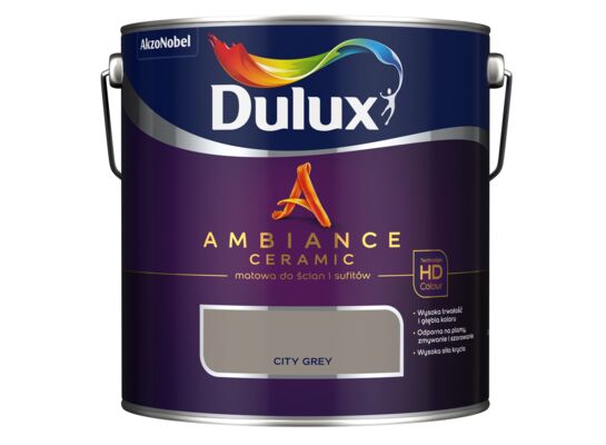 Farba ceramiczna AMBIANCE CERAMIC City Grey 2,5 l Dulux