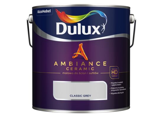 Farba ceramiczna AMBIANCE CERAMIC Classic Grey 2,5 l Dulux