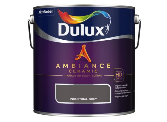 Farba ceramiczna AMBIANCE CERAMIC Industrial Grey 2,5 l Dulux