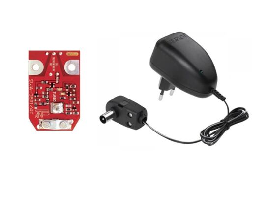 Zestaw naprawczy do anten szerokopasmowych i kierunkowych - zasilacz + wzmacniacz