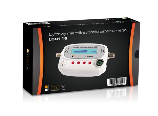 Miernik cyfrowy sygnału satelitarnego sat finder LB0116 LIBOX