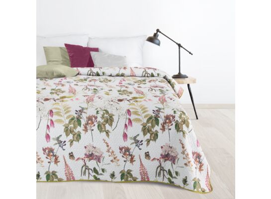 Narzuta Rosa D91 170 x 210 cm biało-zielona