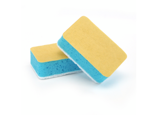 Gąbka z irchą Power Clean 2 sztuki