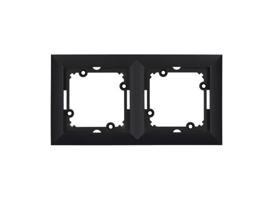 Ramka podwójna czarna POLA