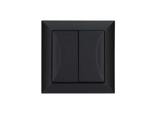 Włącznik świecznikowy czarny POLA