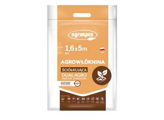 Agrowłóknina ściółkująca Agrimpex Dual-Agro 50g 1,6 x 5