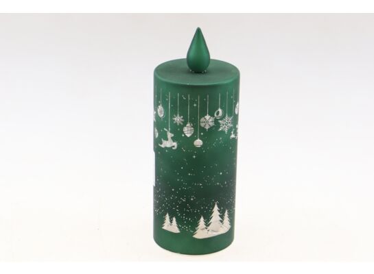 Lampion 10 LED zielony