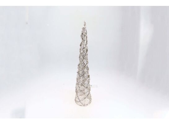 Choinka 40 LED biało-brązowa