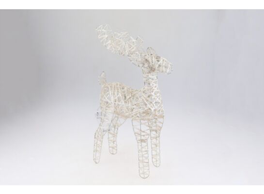 Renifer LED 27 x 13 x 50 cm złoty