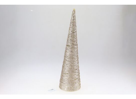 Ozdoba bożonarodzeniowa choinka LED 37 cm złoty