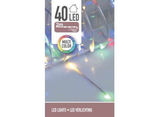 Łańcuch świetlny 40 LED 195 cm multikolor