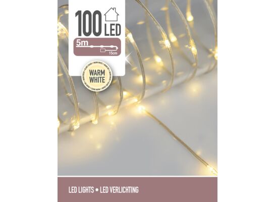 Łańcuch świetlny 100 LED 495 cm ciepłe białe