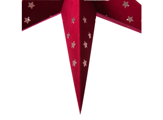 Gwiazda 10 LED 60 cm czarna