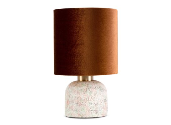 Lampa stojąca STELA 2, 23 x 23 x 38 cm rudo-zielona