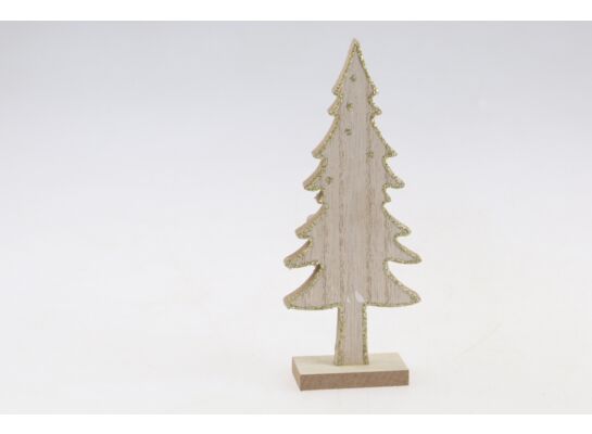 Dekoracja drewniana choinka 7,5 x 3 x 19 cm