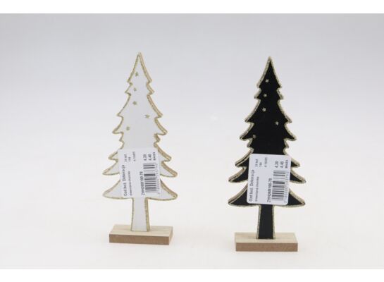 Dekoracja drewniana choinka 19 cm