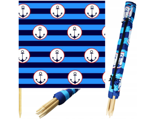 Parawan mikrofibra 4 m mix wzorów