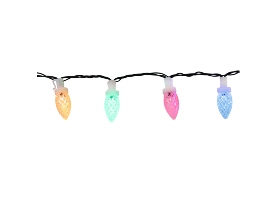 Lampki 200 LED w kształcie żołędzi 19 m kolorowe