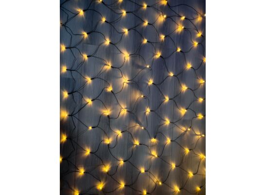 Kurtyna 108 LED w formie siatki 3 m ciepła biała