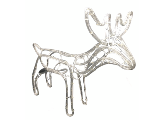 Renifer zewnętrzny 216 LED 0,6 m biały