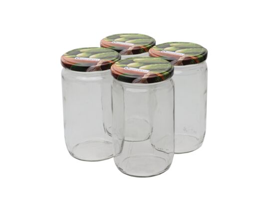 Słoik 0,72 l ogórek 4 sztuki