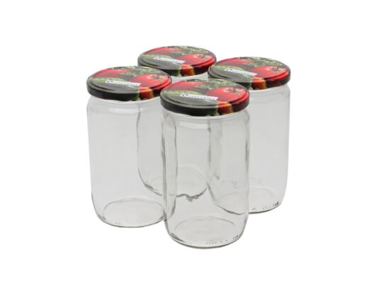 Słoik 0,72 l warzywa 4 sztuki
